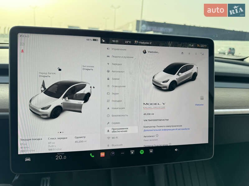 Позашляховик / Кросовер Tesla Model Y 2022 в Львові