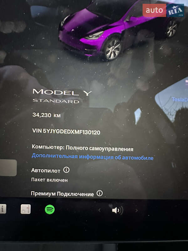 Внедорожник / Кроссовер Tesla Model Y 2021 в Львове