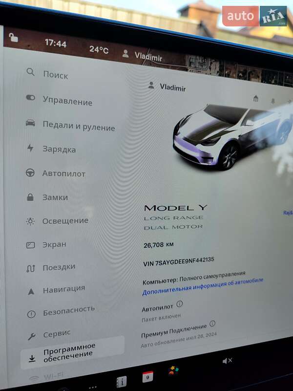 Внедорожник / Кроссовер Tesla Model Y 2022 в Запорожье