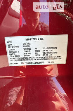Внедорожник / Кроссовер Tesla Model Y 2022 в 