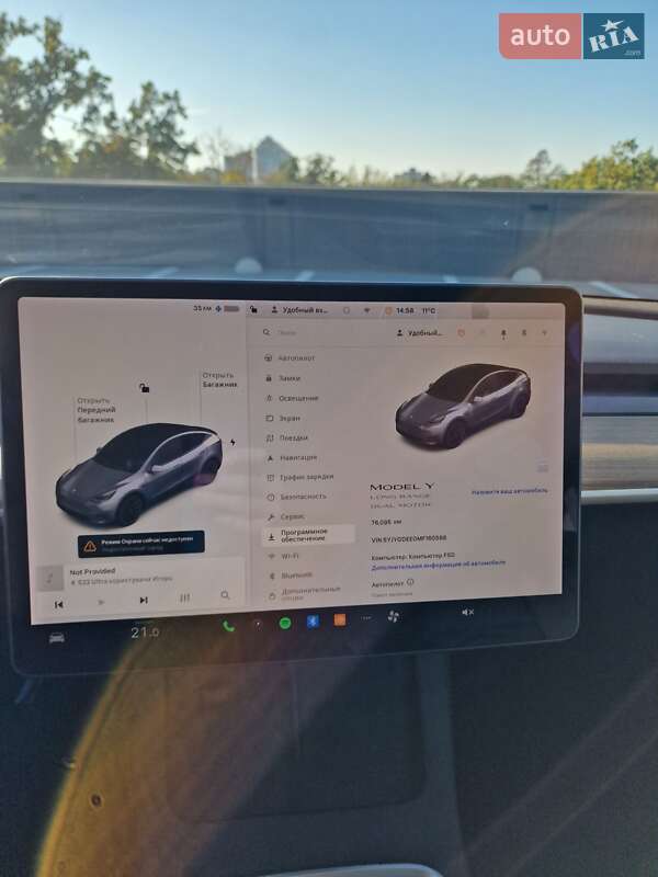 Внедорожник / Кроссовер Tesla Model Y 2021 в Киеве
