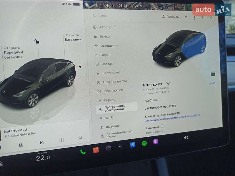 Позашляховик / Кросовер Tesla Model Y 2022 в Білій Церкві