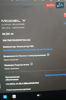 Позашляховик / Кросовер Tesla Model Y 2022 в Львові