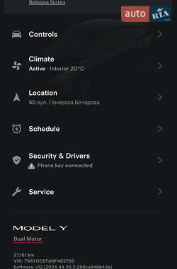 Внедорожник / Кроссовер Tesla Model Y 2022 в Одессе