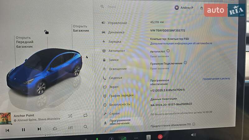 Позашляховик / Кросовер Tesla Model Y 2022 в Запоріжжі