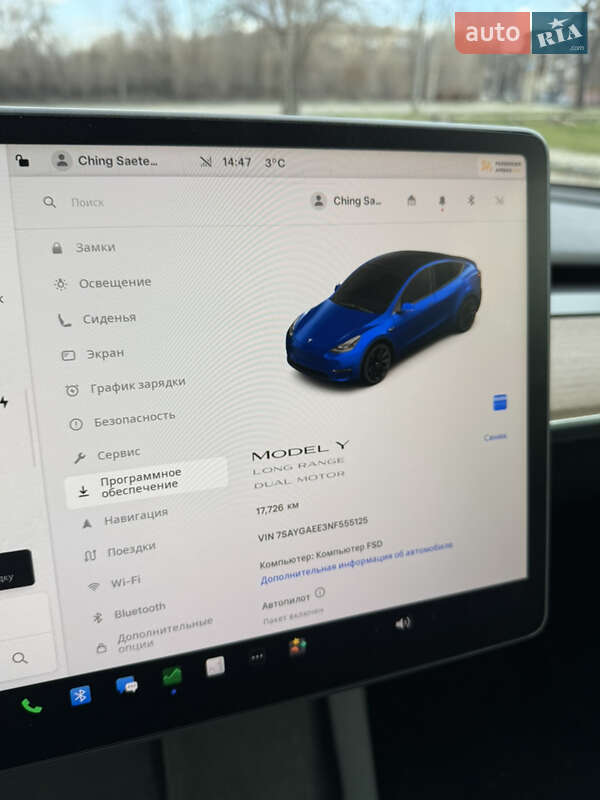 Внедорожник / Кроссовер Tesla Model Y 2022 в Запорожье