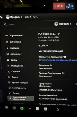 Внедорожник / Кроссовер Tesla Model Y 2023 в 