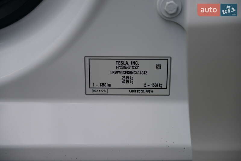 Внедорожник / Кроссовер Tesla Model Y 2022 в Мукачево фото 24 Внедорожник / Кроссовер Tesla Model Y 2022 в Мукачево
