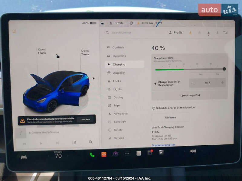 Внедорожник / Кроссовер Tesla Model Y 2023 в Киеве