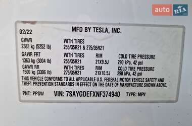 Позашляховик / Кросовер Tesla Model Y 2022 в 
