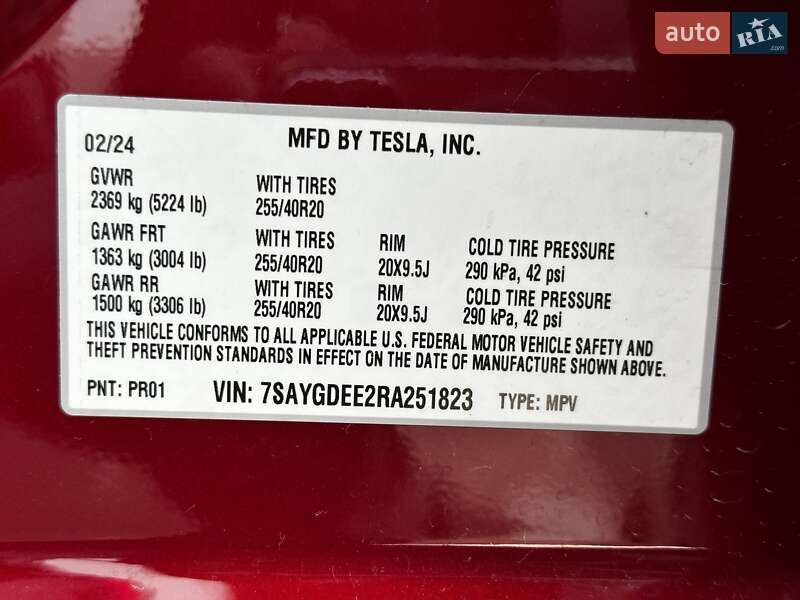 Позашляховик / Кросовер Tesla Model Y 2024 в Києві
