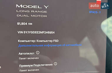 Внедорожник / Кроссовер Tesla Model Y 2021 в 