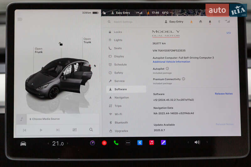 Внедорожник / Кроссовер Tesla Model Y 2022 в Киеве