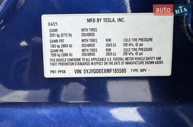 Позашляховик / Кросовер Tesla Model Y 2021 в 