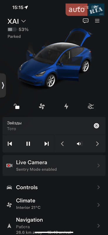 Внедорожник / Кроссовер Tesla Model Y 2021 в Киеве