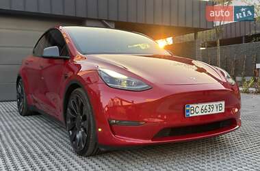 Внедорожник / Кроссовер Tesla Model Y 2021 в Львове
