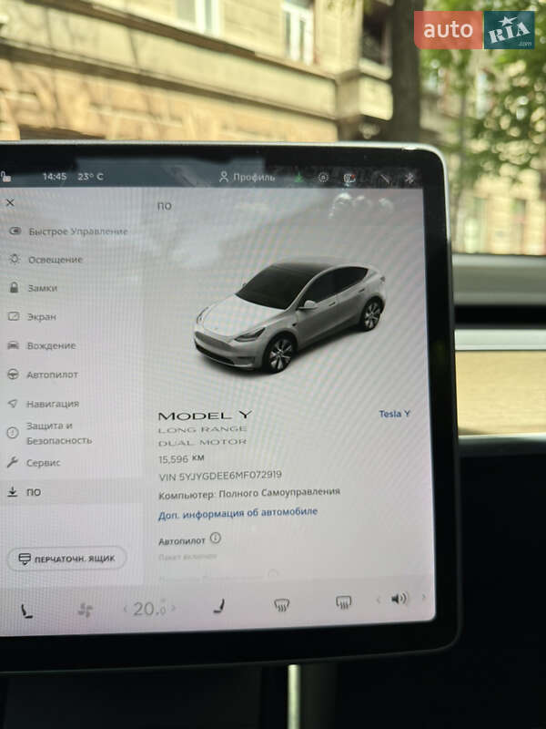 Внедорожник / Кроссовер Tesla Model Y 2020 в Одессе