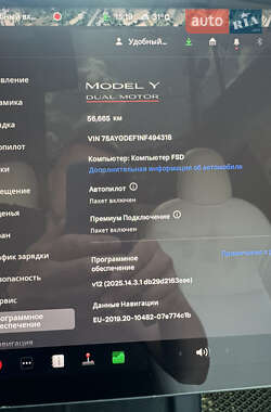 Внедорожник / Кроссовер Tesla Model Y 2022 в 