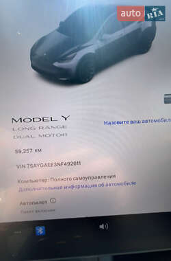 Внедорожник / Кроссовер Tesla Model Y 2022 в 