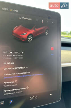 Внедорожник / Кроссовер Tesla Model Y 2022 в 