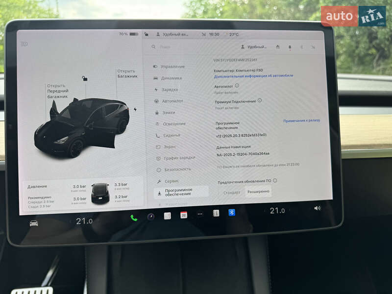 Позашляховик / Кросовер Tesla Model Y 2021 в Вінниці