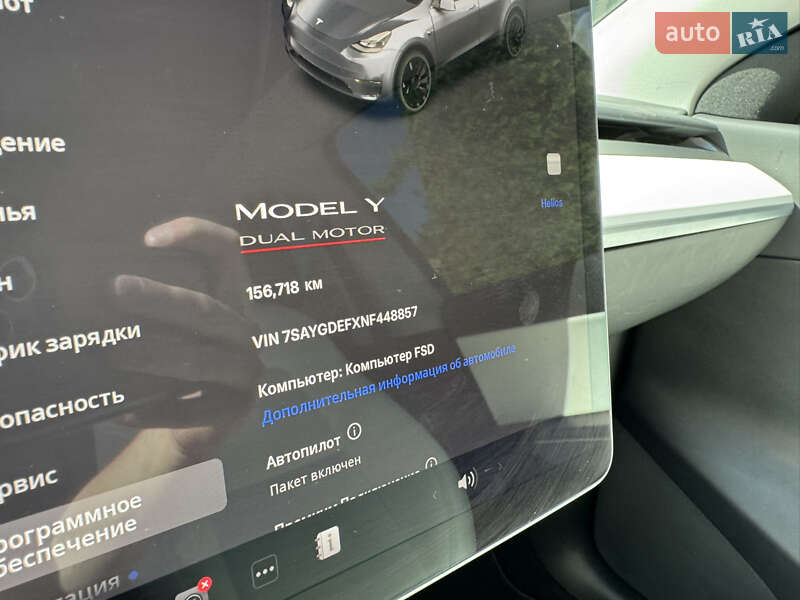 Внедорожник / Кроссовер Tesla Model Y 2022 в Луцке