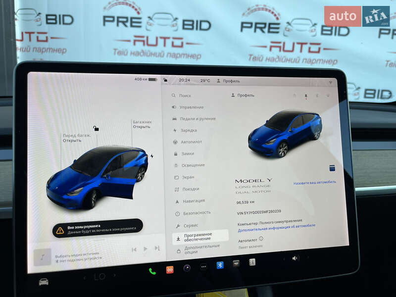 Внедорожник / Кроссовер Tesla Model Y 2021 в Львове