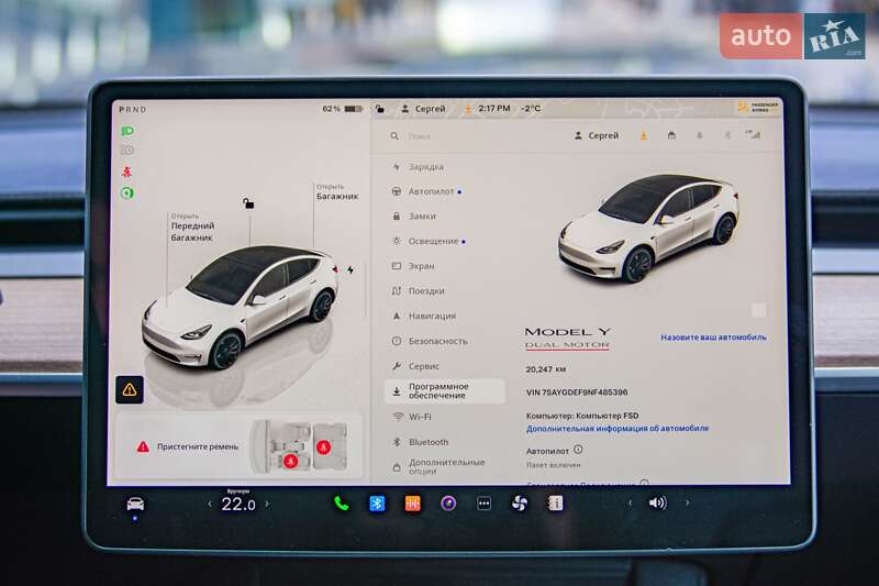 Внедорожник / Кроссовер Tesla Model Y 2022 в Киеве