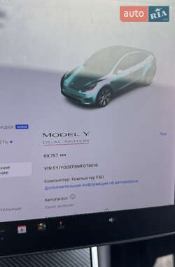 Позашляховик / Кросовер Tesla Model Y 2021 в 