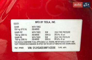 Внедорожник / Кроссовер Tesla Model Y 2021 в 