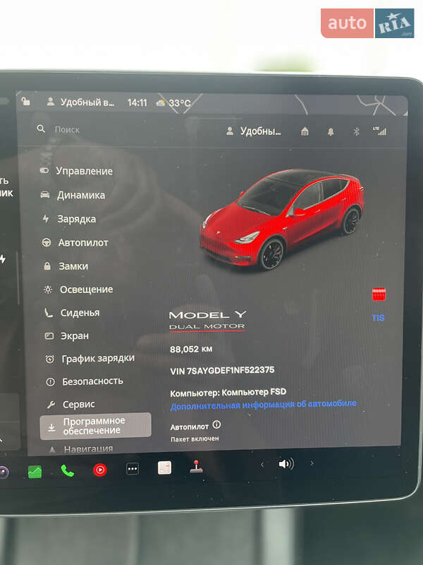 Позашляховик / Кросовер Tesla Model Y 2022 в Києві