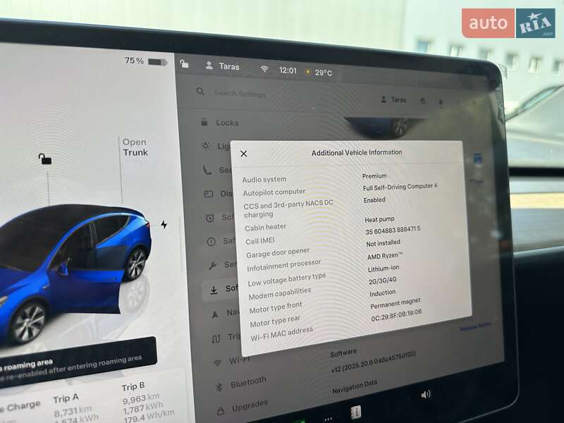 Внедорожник / Кроссовер Tesla Model Y 2024 в Киеве