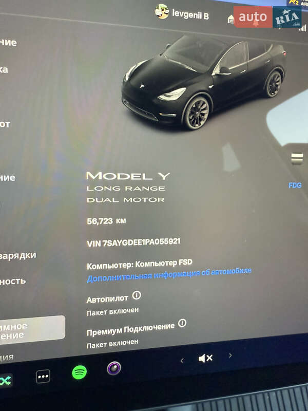 Внедорожник / Кроссовер Tesla Model Y 2023 в Одессе