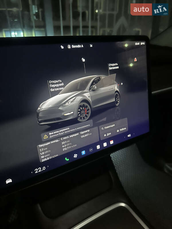 Внедорожник / Кроссовер Tesla Model Y 2022 в Одессе