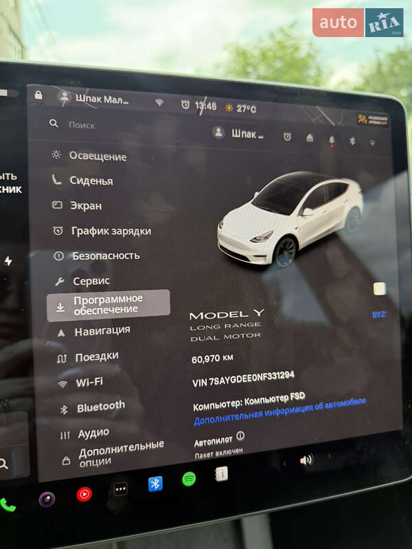 Внедорожник / Кроссовер Tesla Model Y 2021 в Ивано-Франковске