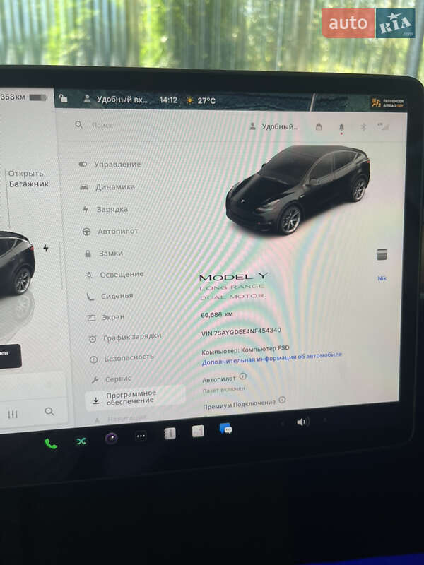 Внедорожник / Кроссовер Tesla Model Y 2022 в Моршине фото 23 Внедорожник / Кроссовер Tesla Model Y 2022 в Моршине