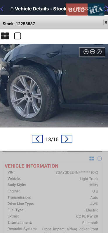 Внедорожник / Кроссовер Tesla Model Y 2022 в Моршине фото 27 Внедорожник / Кроссовер Tesla Model Y 2022 в Моршине