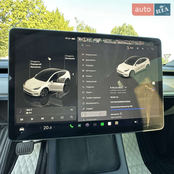 Позашляховик / Кросовер Tesla Model Y 2022 в Львові фото 11 Позашляховик / Кросовер Tesla Model Y 2022 в Львові