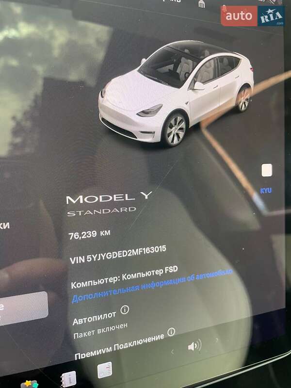 Внедорожник / Кроссовер Tesla Model Y 2021 в Днепре фото 11 Внедорожник / Кроссовер Tesla Model Y 2021 в Днепре