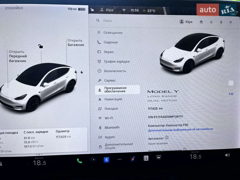 Внедорожник / Кроссовер Tesla Model Y 2021 в Ужгороде