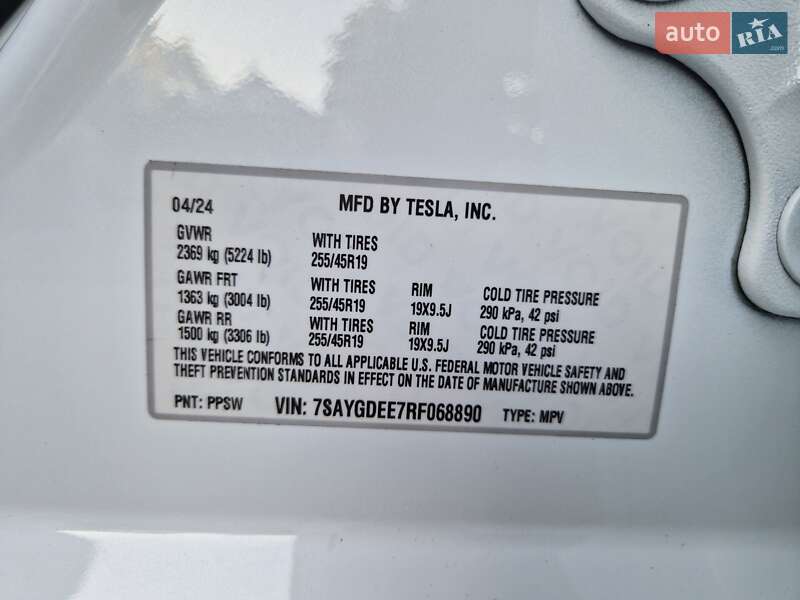 Позашляховик / Кросовер Tesla Model Y 2024 в Дніпрі