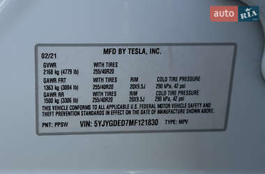 Внедорожник / Кроссовер Tesla Model Y 2021 в 