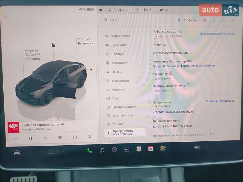 Позашляховик / Кросовер Tesla Model Y 2022 в Львові