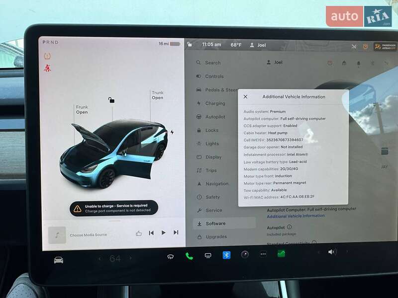 Позашляховик / Кросовер Tesla Model Y 2020 в Луцьку