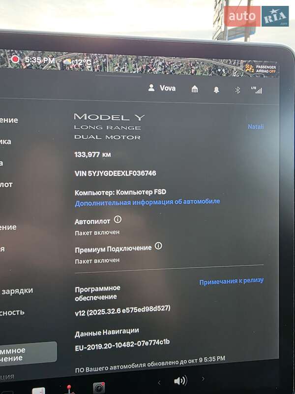 Позашляховик / Кросовер Tesla Model Y 2020 в Львові