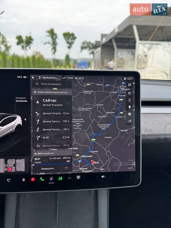 Позашляховик / Кросовер Tesla Model Y 2022 в Іршаві фото 29 Позашляховик / Кросовер Tesla Model Y 2022 в Іршаві