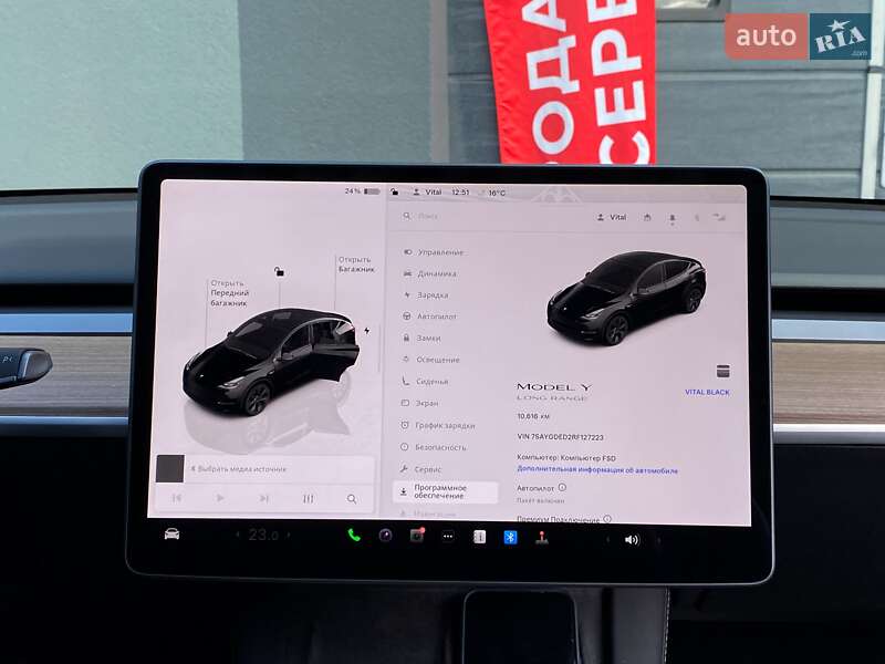 Внедорожник / Кроссовер Tesla Model Y 2024 в Киеве