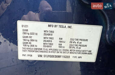 Внедорожник / Кроссовер Tesla Model Y 2021 в 