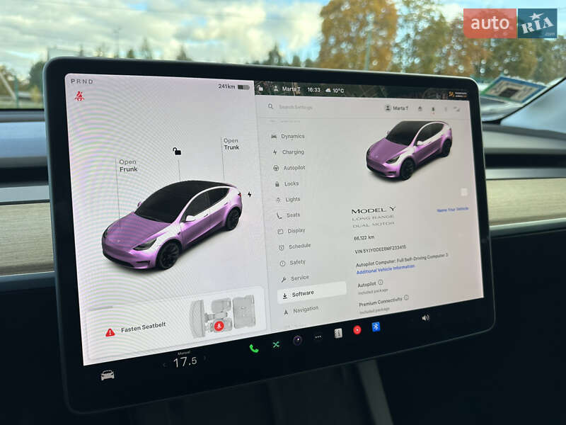 Внедорожник / Кроссовер Tesla Model Y 2021 в Львове фото 12 Внедорожник / Кроссовер Tesla Model Y 2021 в Львове
