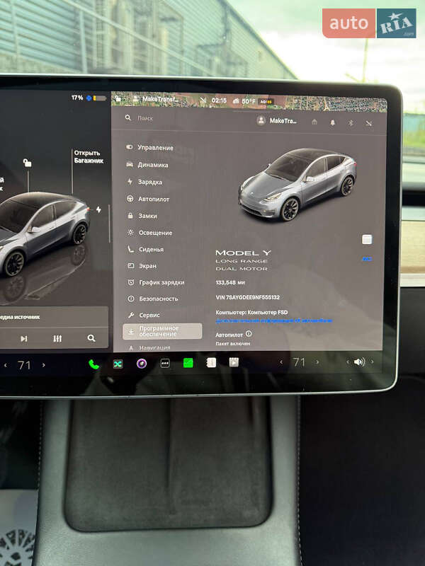 Позашляховик / Кросовер Tesla Model Y 2022 в Луцьку фото 9 Позашляховик / Кросовер Tesla Model Y 2022 в Луцьку
